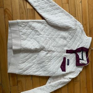 Patagonia organic cotton 1/4 snap fleece